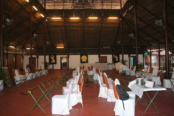 The Leela Raviz facilities: The panthal interior view